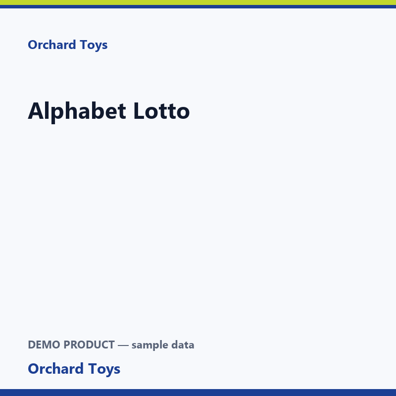 Alphabet Lotto