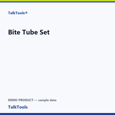 Bite Tube Set