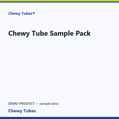 Chewy Tube Sample Pack