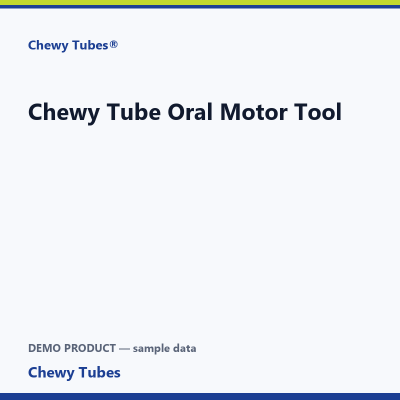 Chewy Tube Oral Motor Tool