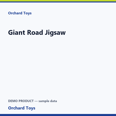 Giant Road Jigsaw