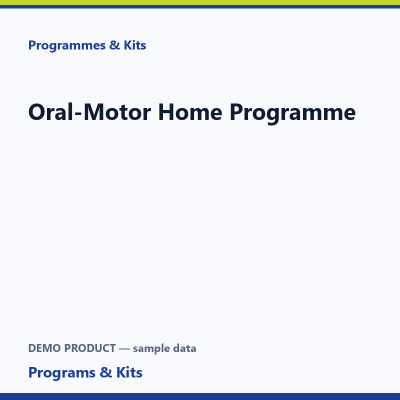 Oral-Motor Home Programme