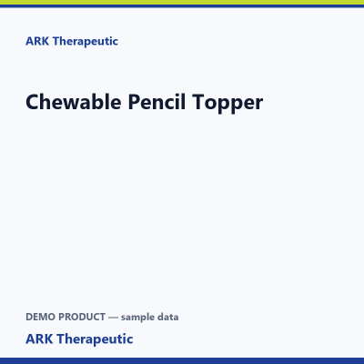 Chewable Pencil Topper