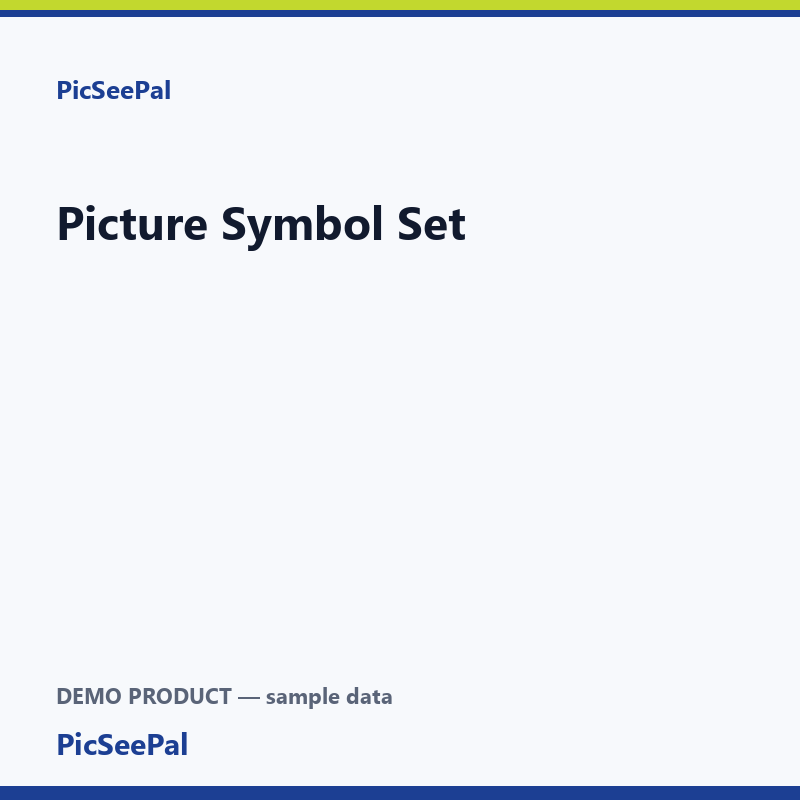 Picture Symbol Set