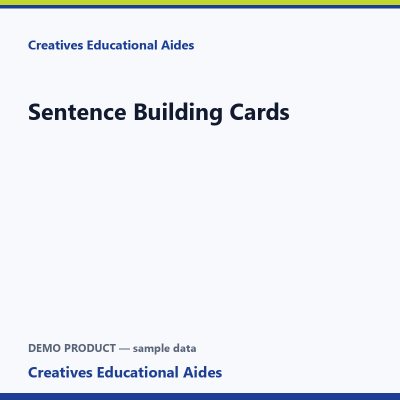Sentence Building Cards