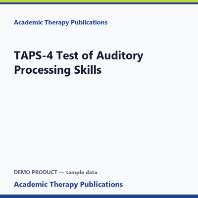 TAPS-4 Test of Auditory Processing Skills
