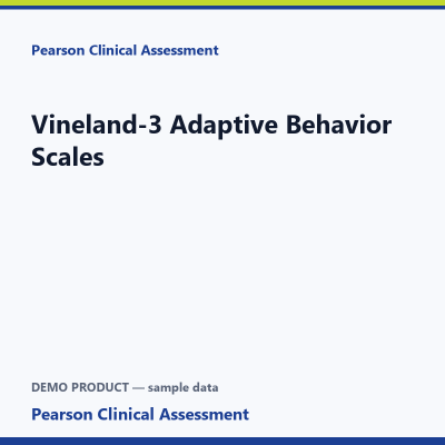 Vineland-3 Adaptive Behavior Scales